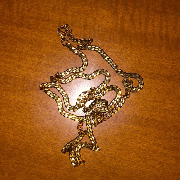 Gold plaited necklace! - Picture 1 of 3